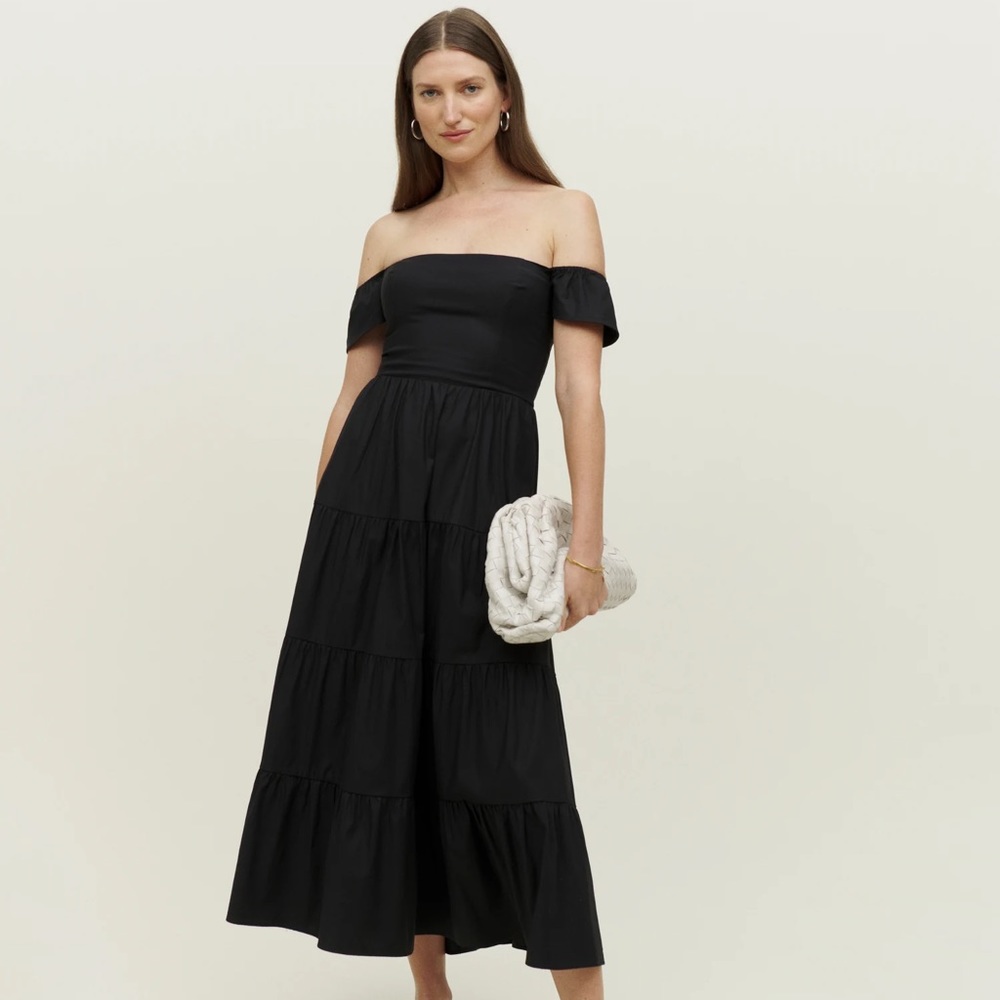 Reformation Derek Midi Dress - Size 4